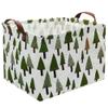 FXOCSHE Tree basket,Laundry Basket Green Hamper Fabric Laundry Hamper,for baby hamper Nursery Toy Organizer tree room decor,Christmas gift decor,Gift Basket (tree) view 1