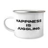 Epic Juggling, Happiness is Juggling, Brilliant 12oz Camper Mug For Friends From view 1