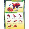 Go Go Dino REX TOMO Viki PING LOCKY and Storm Transformation Dinosaur Mini Robot Set of 6 view 2
