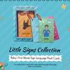 Little Signs Collection ASL First Word Flash Cards  American Sign Language Learning Cards for Beginners, Parents, Teachers & Speech Therapy, Visual Communication Training Aid view 2