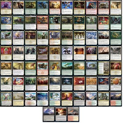 Elite Commander Jetmir Creature Go Wide Deck - Red Green White - EDH - Jetmir, Nexus of Revels - 100 Card - Custom Magic The Gathering Deck - Very Strong!