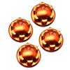 4Pc Set Upgrades Aluminum 6061-T6 Wheel Lock with 1/8 4Wd Sledge Monster Truck 95076-4 Rc Cars by GPM (Orange) view 1