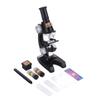 Lab Microscope Slides 100X-450X Microscope Kit Biological Microscope Microscope Parts (Color : Black) view 1
