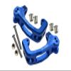 10Pc Set Upgrades Aluminum 7075-T6 Front Caster Blocks with 1/8 4Wd Sledge Monster Truck 95076-4 Rc Cars by GPM (Blue) view 1