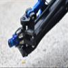 10Pc Set Upgrades Aluminum 7075-T6 Front Caster Blocks with 1/8 4Wd Sledge Monster Truck 95076-4 Rc Cars by GPM (Blue) view 2