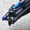 10Pc Set Upgrades Aluminum 7075-T6 Front Caster Blocks with 1/8 4Wd Sledge Monster Truck 95076-4 Rc Cars by GPM (Blue) view 4
