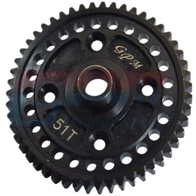 TRAXXAS SLEDGE MONSTER TRUCK Carbon Steel Spur Gear 51T -1pc - GPM SLE051TS [SLE051TS]