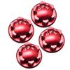 4Pc Set Upgrades Aluminum 6061-T6 Wheel Lock with 1/8 4Wd Sledge Monster Truck 95076-4 Rc Cars by GPM (red) view 1