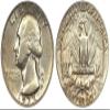 Rare 1932 D Washington Quarter Dollar American US United States Restrike Replica Coin. Discover Now! view 1
