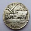 Rare American US United States 1926 Oregon Trail Memorial Half Dollar Restrike Replica Coin. Discover Now! view 2