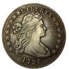 Rare 1796 Liberty Draped Bust Dollar American US United States Restrike Replica Coin. Discover Now! view 1