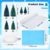 19 Pcs Arctic Animals Figurines Set Polar Animal Figurine Polar Bear Penguin Figurines Winter Animal Toy Figures Pine Trees Artic Diorama Supplies for School Project Sensory Bin Filler DIY Craft Gifts view 3