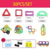 30 Pcs Magnetic Building Tiles, Magnetic Blocks Toys, 3D Toys Preschool Building Toys Gifts, Multi Color Educational and Training Toys, Magnetic Constructors Building Blocks Sets (Large) view 2