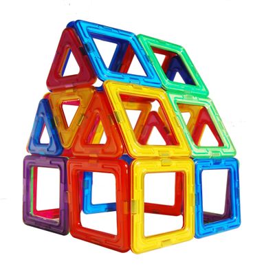 30 Pcs Magnetic Building Tiles, Magnetic Blocks Toys, 3D Toys Preschool Building Toys Gifts, Multi Color Educational and Training Toys, Magnetic Constructors Building Blocks Sets (Small)