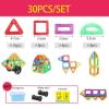 30 Pcs Magnetic Building Tiles, Magnetic Blocks Toys, 3D Toys Preschool Building Toys Gifts, Multi Color Educational and Training Toys, Magnetic Constructors Building Blocks Sets (Small) view 2