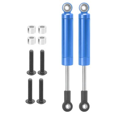 1/10 RC Crawler Shocks, plplaaoo 2Pcs RC 80mm Aluminum Built in Spring Shock Absorber Damper for 1/10 RC Crawler Car TRX4 SCX10 D90 Upgrade Parts (Blue), Slash 2WD Upgrades