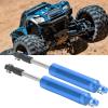 1/10 RC Crawler Shocks, plplaaoo 2Pcs RC 80mm Aluminum Built in Spring Shock Absorber Damper for 1/10 RC Crawler Car TRX4 SCX10 D90 Upgrade Parts (Blue), Slash 2WD Upgrades view 2