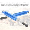 1/10 RC Crawler Shocks, plplaaoo 2Pcs RC 80mm Aluminum Built in Spring Shock Absorber Damper for 1/10 RC Crawler Car TRX4 SCX10 D90 Upgrade Parts (Blue), Slash 2WD Upgrades view 3