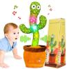 MILEGI Dancing Talking Cactus Toy, Baby Singing Recording Mimicking Cactus Toy, Repeats What You Say, Musical Interactive Infant Toddler Toys for 1 Year Old Boys Girls view 1