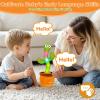MILEGI Dancing Talking Cactus Toy, Baby Singing Recording Mimicking Cactus Toy, Repeats What You Say, Musical Interactive Infant Toddler Toys for 1 Year Old Boys Girls view 2