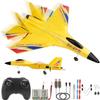 RoofWorld SU27 RC Fighter Plane Beginner Friendly RC Airplane 6-Axis Auto-Stabilizer Remote Control Glider Aircraft Ready to Fly Crash Resistant 2 Batteries view 1