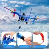 RoofWorld SU27 RC Fighter Plane Beginner Friendly RC Airplane 6-Axis Auto-Stabilizer Remote Control Glider Aircraft Ready to Fly Crash Resistant 2 Batteries view 4