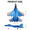 RoofWorld Gravity Gliders SU27 RC Airplane Remote Control Airplane 2.4GHZ RC Plane 6-axis Gyro Stabilizer RTF RC Glider for Beginner LED Lights for Night Flying view 2