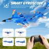 RoofWorld Gravity Gliders SU27 RC Airplane Remote Control Airplane 2.4GHZ RC Plane 6-axis Gyro Stabilizer RTF RC Glider for Beginner LED Lights for Night Flying view 4