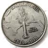 Rare USA United States 1935 Half Dollar Old Spanish Trail Cool Silver Color Restrike Replica Coin. Discover Now! view 2