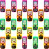 Rcanedny 24 Pieces Cellphone Water Ring Game Handheld Water Toss Ring Toys Colorful Handheld Water Game for Kids Brithday Gifts Contest Prize view 1