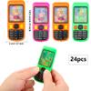 Rcanedny 24 Pieces Cellphone Water Ring Game Handheld Water Toss Ring Toys Colorful Handheld Water Game for Kids Brithday Gifts Contest Prize view 2