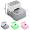 Toddler Step Stool for Bathroom,Kids Step Stool for Potty Training,Toilet Stool, Slip Resistant (Pink, 2 Packs) view 3