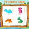 Aoriher 20 Pack Plush Mini Dinosaur Stuffed Animal Bulk Dinosaur Party Favors Toys Soft Dino Figures Assortment Cute Dino Plush Easter Bags Filler Valentine Gift for Boys Girls view 2