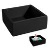 ENMOGO Foam Ball Pits for Toddlers Kids Square Soft Ball Pits Ideal Gift Play Toy for Children Kiddie Pools - Black view 1