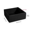 ENMOGO Foam Ball Pits for Toddlers Kids Square Soft Ball Pits Ideal Gift Play Toy for Children Kiddie Pools - Black view 2