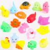 18 PCS Preschool Bath Toys Set for Toddlers Kids 1-3 2-4, Rubber Cute Sea Animals, Rubber Duck Toy for Infants 6-12 Months, Bathtub Toys for 1 Year Old,Baby Pool Floating Toy for Kids Party Decoration view 1