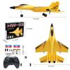 SU-27 RC Airplane,2.4GHz 2 Channel Remote Control Plane with Gyro Night Lights and 2 Batteries, Easy to Fly for Adults, Beginners and Kids Yellow Toy view 2