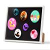 Kenko PAC-A4-WH Magnetic Frame, A4 Size, For Can Badges and Magnets, Adhesive Surface 8.0 x 11.4 inches (202 x 289 mm), Stand Included, White view 1