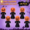 Letapapa Halloween Party Favors for Kids, 24 Pcs Jumping Popper Spring Launchers Toy, Bouncy Halloween Novelty Toys for Treat or Trick Goodie Bag Fillers, Classroom Prizes view 2