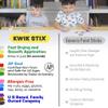 Kwik Stix Solid Tempera Paint Sticks - 6-Set of 12-Pack (72 Total) - Washable, Quick-Dry (90 Sec), Non-Toxic, Allergen-Free, ASTM Certified Art Supplies, Mess-Free Twist & Paint for Kids & Classrooms view 3