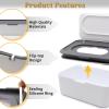 2Pcs Baby Wipes Dispenser, Diaper Wipe Holder with Lid, Refillable Wipes Case Container with Sealing Design, Flushable Wipes Pouch Case Storage Box for Bathroom, Keeps Wipes Fresh Easy Open & Close view 3