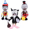 3 PCS PVZ Plant and Zombies Plush Sets Toys Clown Zombie, Magic Zombie,Ringing Zombies Plush Figure Doll, Great Gift for Christmas, Birthday New view 1
