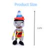 3 PCS PVZ Plant and Zombies Plush Sets Toys Clown Zombie, Magic Zombie,Ringing Zombies Plush Figure Doll, Great Gift for Christmas, Birthday New view 2