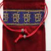 DOARLUO Card Pattern Stars Moon Embroider Velvet Cloth Back Particle Bottom with Tarot Cards Bag view 3