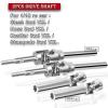 2PCS Rear Stainless Steel Drive Shaft CVD Upgrades Part for 1/10 Stampede VXL 4X4 2WD,Rustler VXL 4X4 2WD,Slash VXL 4X4 2WD,Hoss VXL 4X4 2WD,ARRCat #45 Drive Shaft with Hex,Red view 2