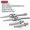 4PCS Stainless Steel Drive Shaft CVD Upgrades Part for 1/10 Stampede VXL 4X4,Rustler VXL 4X4,Slash VXL 4X4 Platinum Ultimate,Hoss VXL 4X4 4WD,ARRCat Front Rear #45 Drive Shaft with Hex,Red view 2