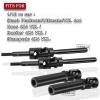 4PCS Stainless Steel Drive Shaft CVD Upgrades Part for 1/10 Stampede VXL 4X4,Rustler VXL 4X4,Slash VXL 4X4 Platinum Ultimate,Hoss VXL 4X4 4WD,ARRCat Front Rear #45 Drive Shaft with Hex,Black view 2