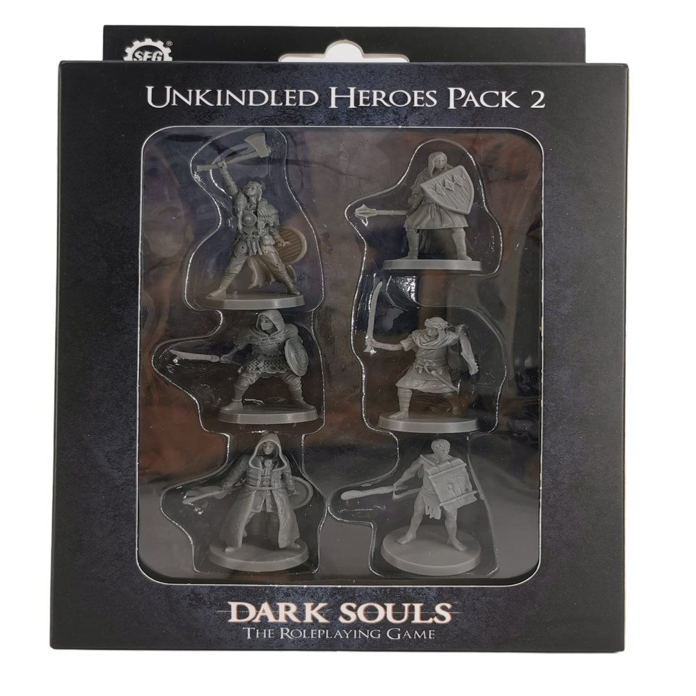 Dark Souls The Role Playing Game: Unkindled Heroes Pack 2 Miniatures & Stat Cards