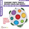 Discovery Toys Sensory POPS Turtle | Fidget Popper Sensory Toy | Push and Pop Chew Toy Gift for Baby, Infant, and Kids | Release Stress and Anxiety | Soothe Toy for Children view 3