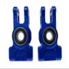 Dhawk Racing CNC Aluminum 7075 Rear Carriers Blue for Traxxas 1/8 Sledge 9552 view 1